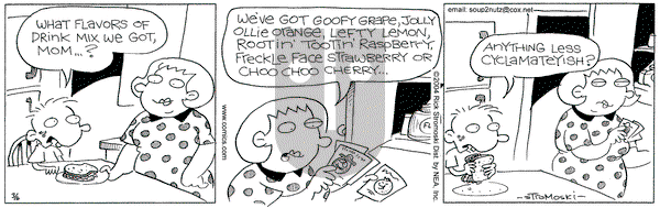 Soup to Nutz - Old on Saturday March 6, 2004 Comic Strip
