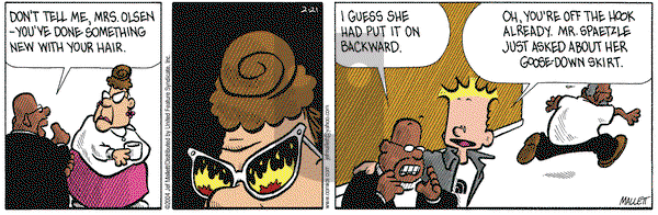 Frazz on Saturday February 21, 2004 Comic Strip