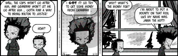 The Boondocks on Friday October 12, 2007 Comic Strip