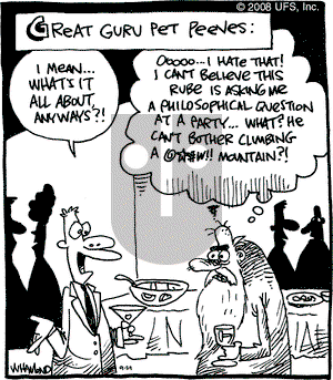 Reality Check on Monday September 29, 2008 Comic Strip