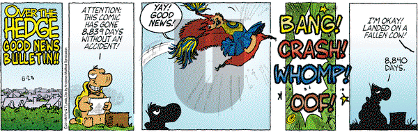Over the Hedge on Friday August 23, 2019 Comic Strip