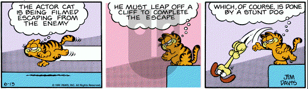 Garfield on Friday June 13, 1980 Comic Strip