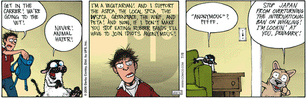Get Fuzzy on Saturday July 8, 2006 Comic Strip