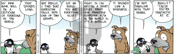 Get Fuzzy - Thursday August 1, 2024 Comic Strip