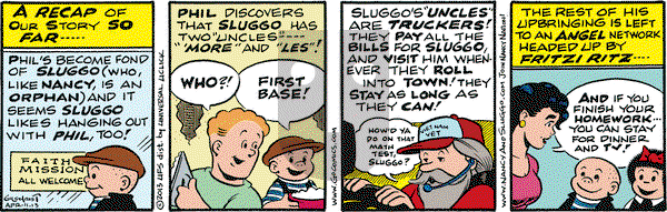 Nancy on Thursday April 11, 2013 Comic Strip