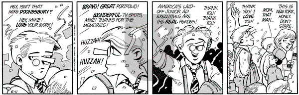Doonesbury on Tuesday June 11, 1991 Comic Strip