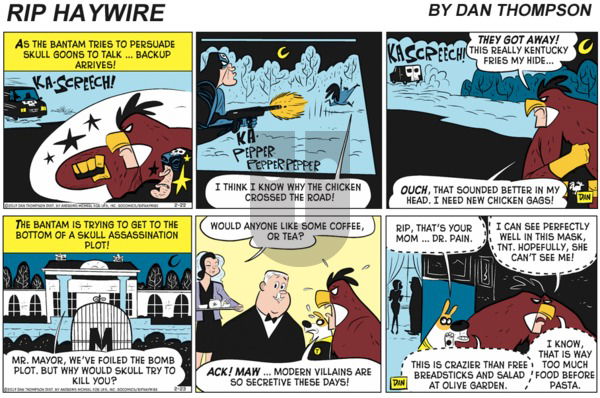 Rip Haywire on Sunday February 14, 2021 Comic Strip
