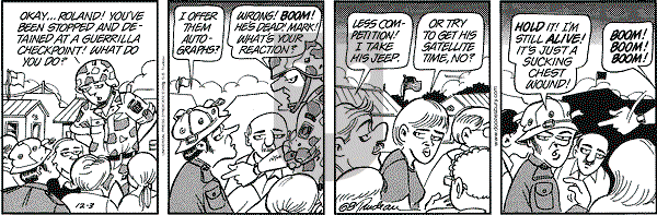 Doonesbury - Tuesday December 3, 2002 Comic Strip