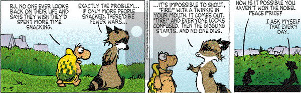 Over the Hedge on Saturday May 5, 2018 Comic Strip