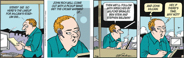 Doonesbury on Saturday July 26, 2008 Comic Strip