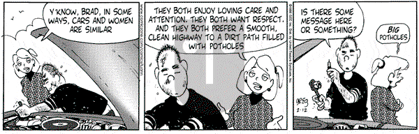 Luann on Friday February 12, 1999 Comic Strip