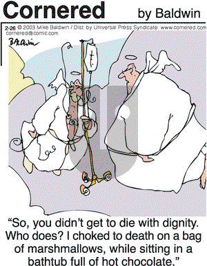 Cornered on Wednesday February 26, 2003 Comic Strip