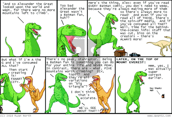 Dinosaur Comics on Thursday April 10, 2025 Comic Strip