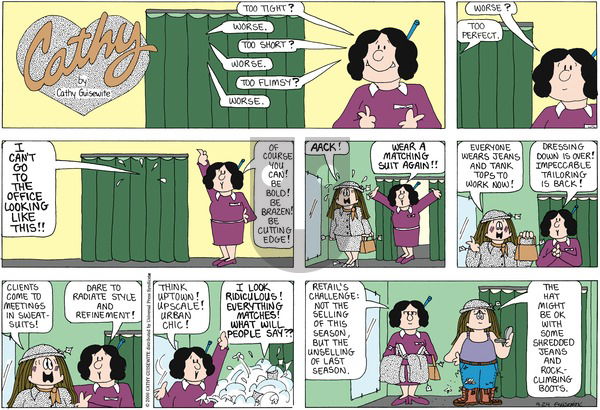 Cathy Classics on Sunday September 25, 2011 Comic Strip