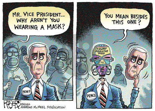 Rob Rogers on Thursday April 30, 2020 Comic Strip