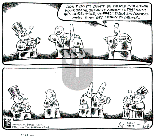Tom Toles - Sunday May 21, 2000 Comic Strip