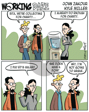 Working Daze on Tuesday September 20, 2005 Comic Strip