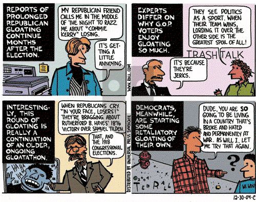 Ted Rall on Monday January 3, 2005 Comic Strip