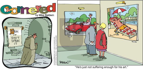 Cornered on Sunday August 28, 2016 Comic Strip
