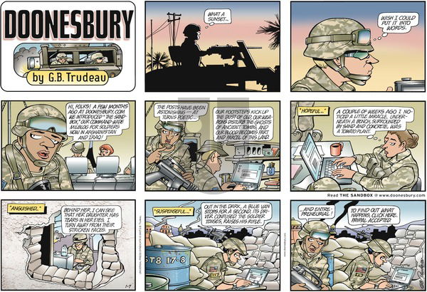 Doonesbury on Sunday January 7, 2007 Comic Strip