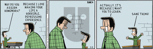 Grand Avenue on Thursday February 8, 2024 Comic Strip