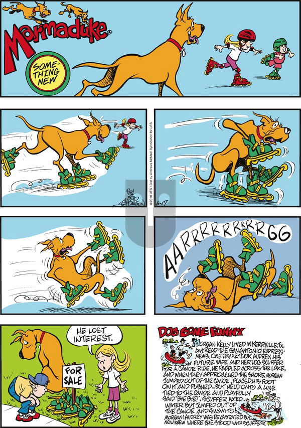 Marmaduke on Sunday June 17, 2018 Comic Strip