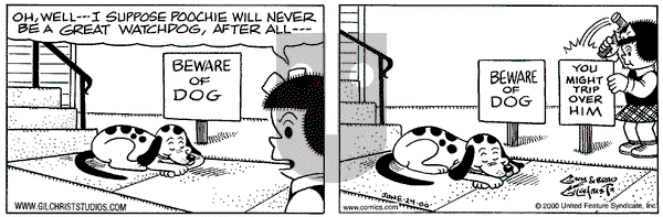 Nancy on Saturday June 24, 2000 Comic Strip