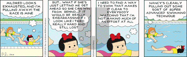 Nancy on Monday August 10, 2020 Comic Strip
