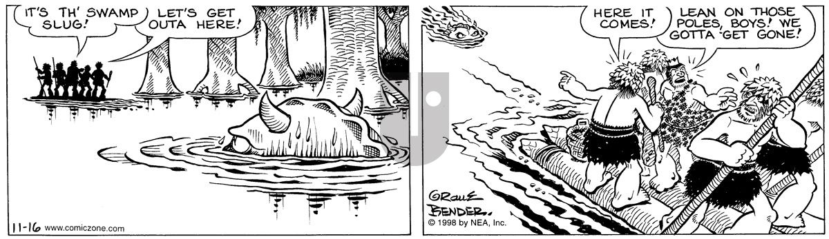 Alley Oop - Monday November 16, 1998 Comic Strip