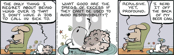 DeFlocked on Thursday January 1, 2009 Comic Strip