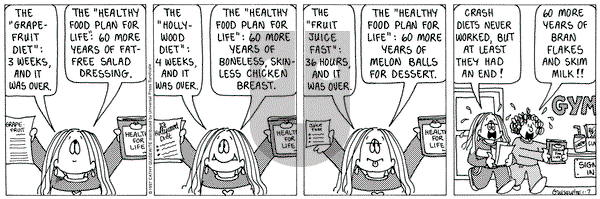 Cathy Classics on Tuesday January 7, 1997 Comic Strip
