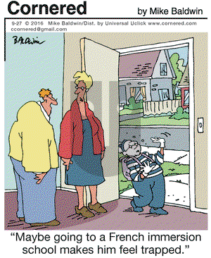 Cornered on Tuesday September 27, 2016 Comic Strip
