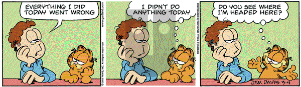 Garfield on Saturday March 4, 2006 Comic Strip