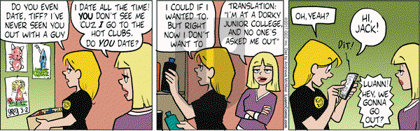 Luann on Thursday March 2, 2017 Comic Strip