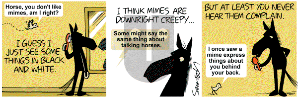 Dark Side of the Horse on Wednesday May 4, 2011 Comic Strip