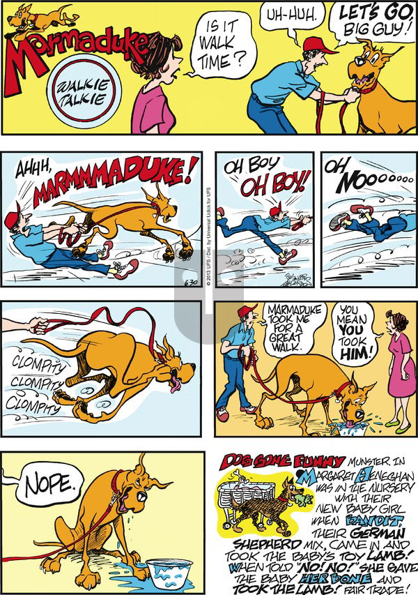 Marmaduke on Sunday June 30, 2013 Comic Strip