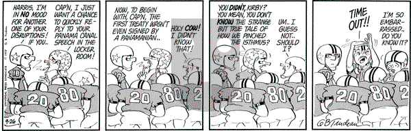 Doonesbury on Monday September 26, 1977 Comic Strip