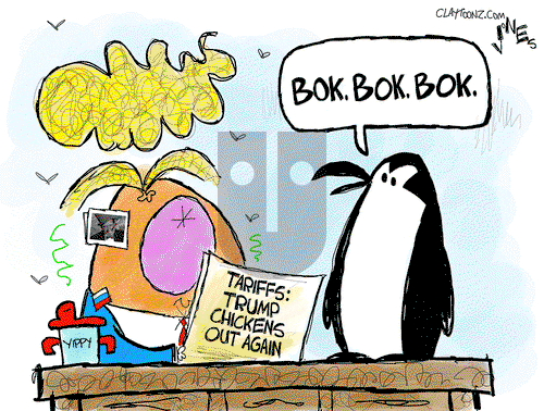 Clay Jones on Friday April 11, 2025 Comic Strip