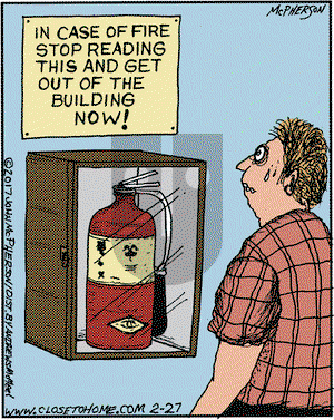 Close to Home on Monday February 27, 2017 Comic Strip