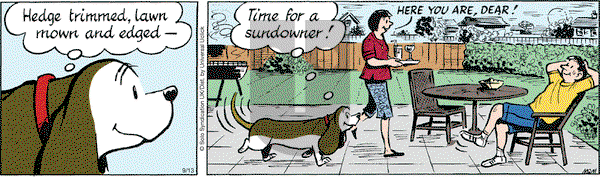 Fred Basset on Tuesday September 13, 2016 Comic Strip