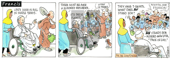 Francis - Thursday June 1, 2023 Comic Strip