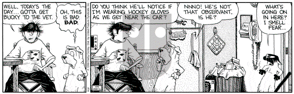 Get Fuzzy on Tuesday September 21, 1999 Comic Strip