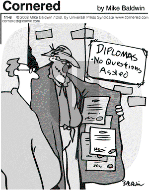 Cornered on Saturday November 8, 2008 Comic Strip