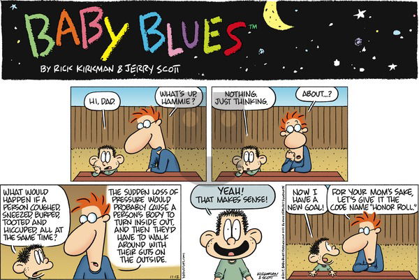 Baby Blues on Sunday November 12, 2017 Comic Strip