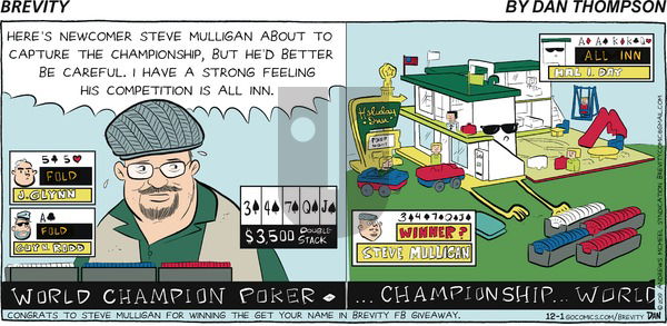 Brevity on Sunday December 1, 2019 Comic Strip