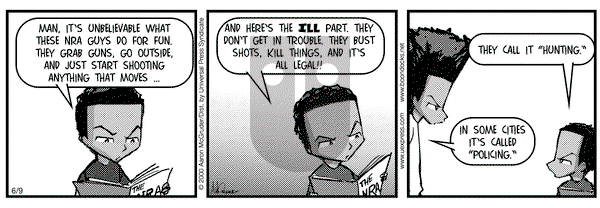 The Boondocks on Friday June 9, 2000 Comic Strip
