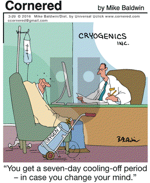 Cornered on Tuesday March 29, 2016 Comic Strip