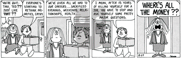 Cathy Classics on Friday August 25, 1995 Comic Strip