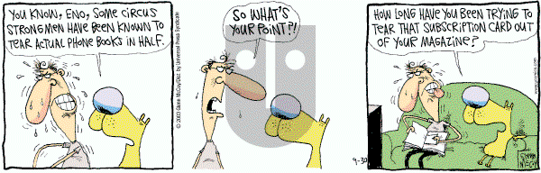 The Duplex on Tuesday September 30, 2003 Comic Strip