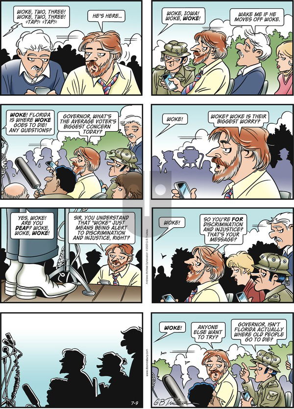 Doonesbury - Sunday July 9, 2023 Comic Strip